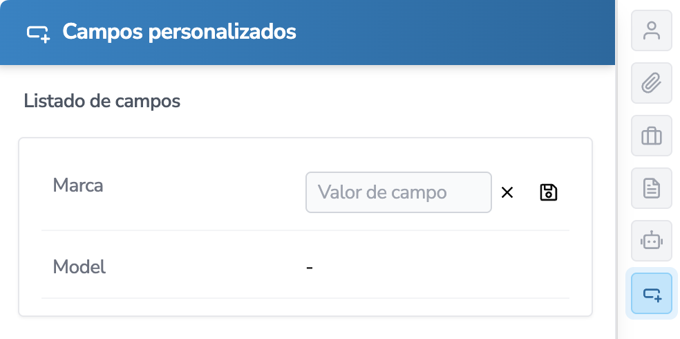 Campos Personalizados