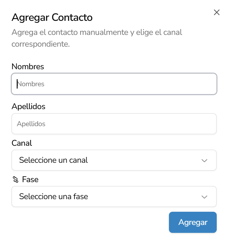 Agregar Contacto