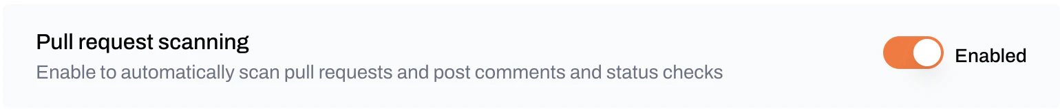 Pull request scanning configuration in Plerion for Azure DevOps