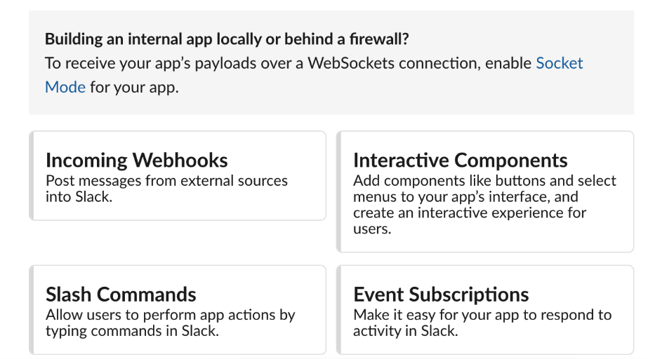 Slack app configuration page with Incoming Webhooks section and activation toggle
