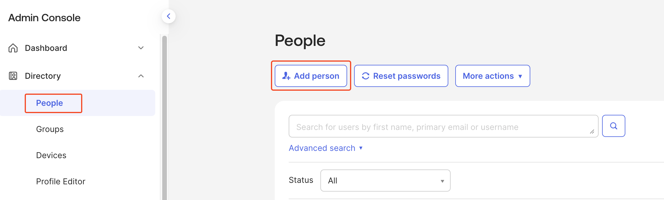 Okta assignments page with user role selection