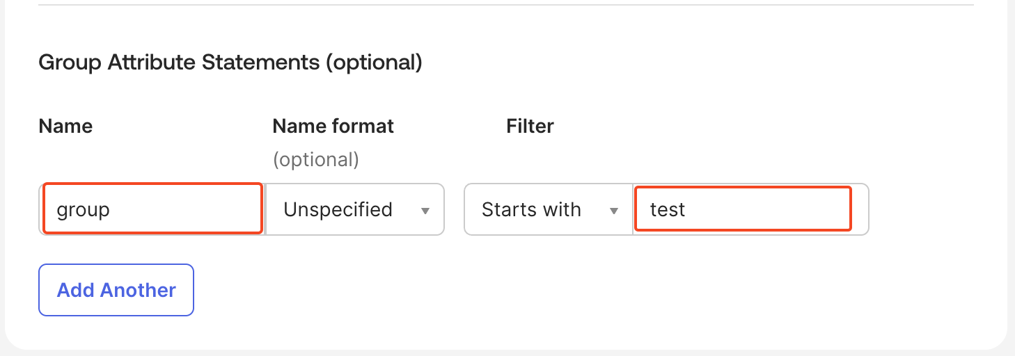 Okta group attribute mapping configuration