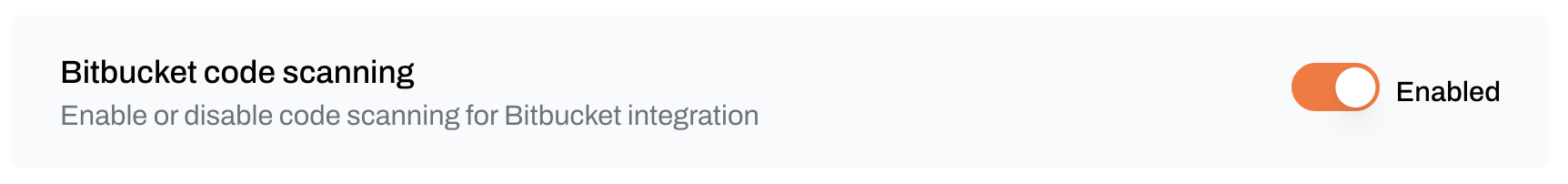 Integration status toggle in Plerion
