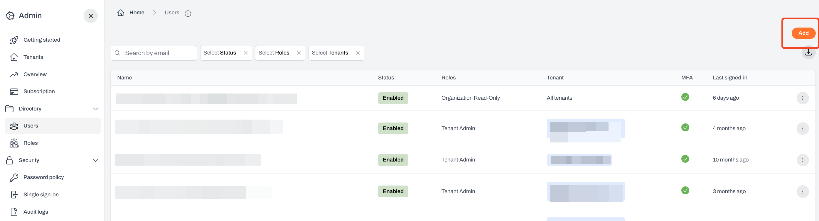 User management