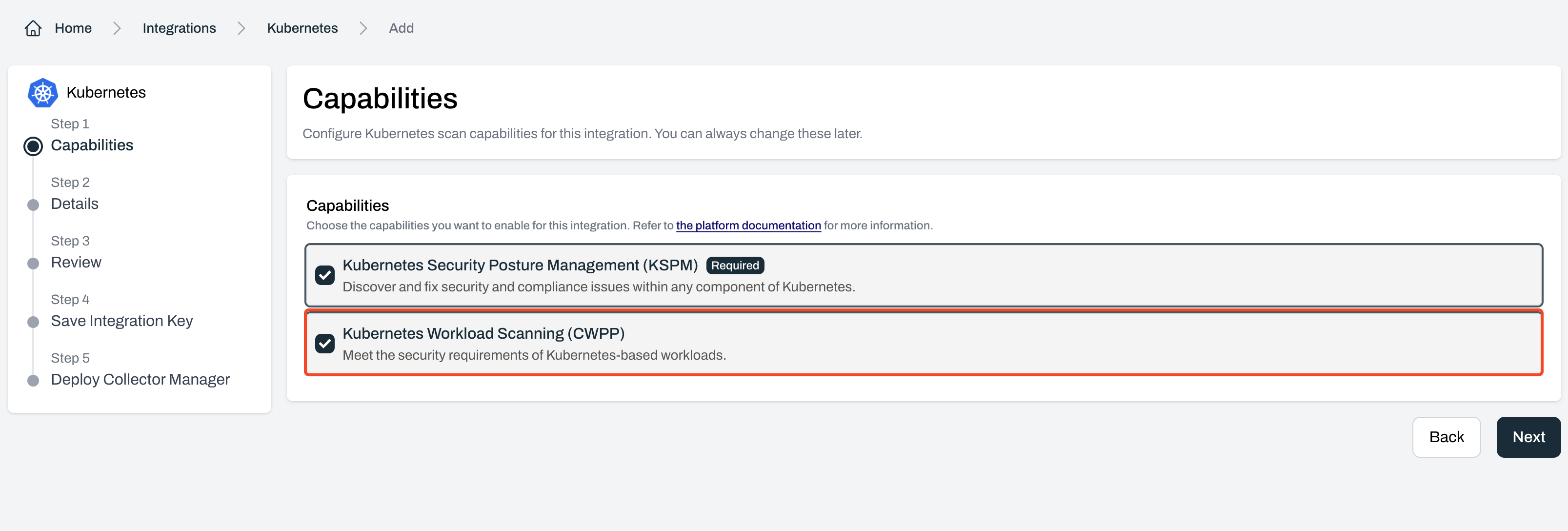 Kubernetes Vulnerability Scanning
