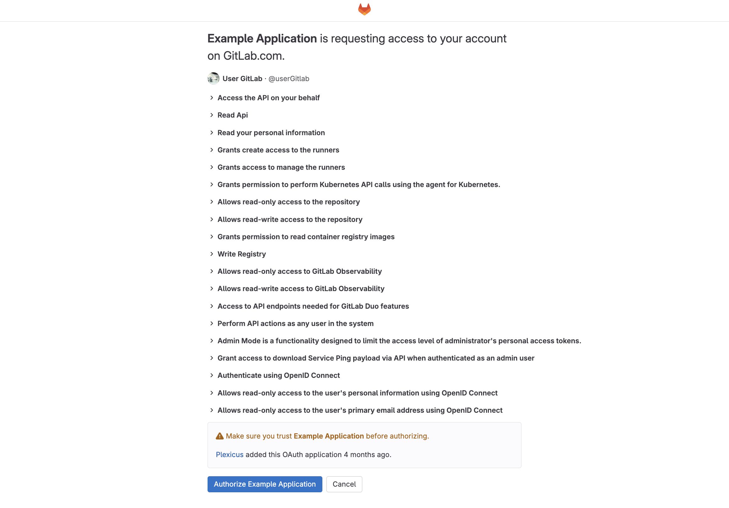 GitLab Authorize