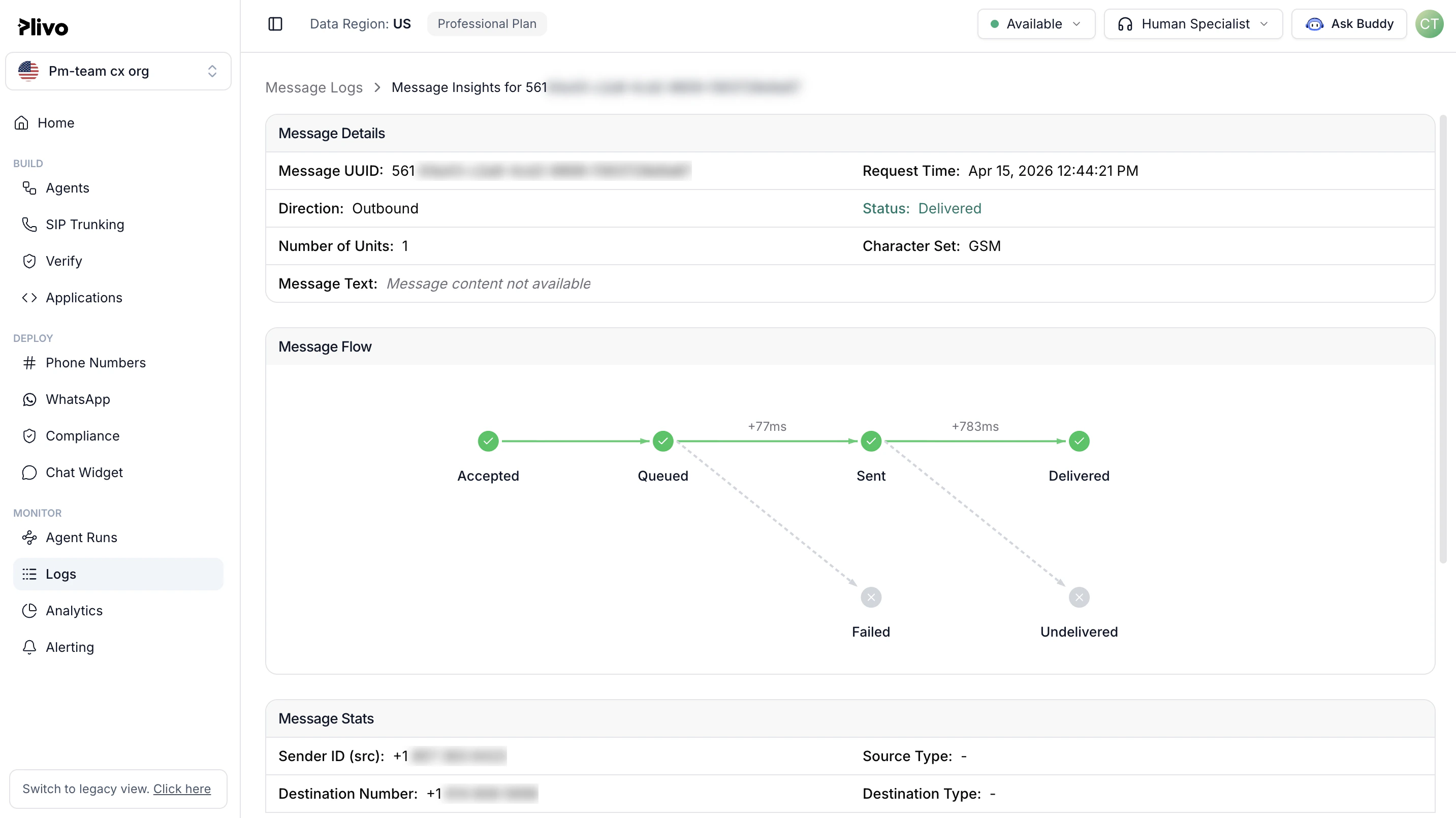 Inbound redaction