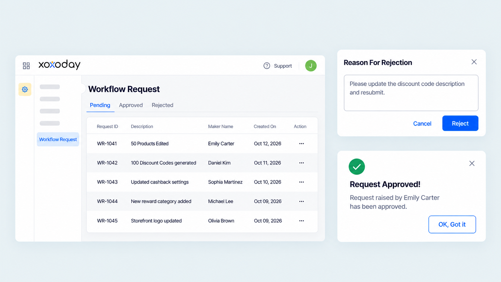 Saa S Workflow Approval Dashboard