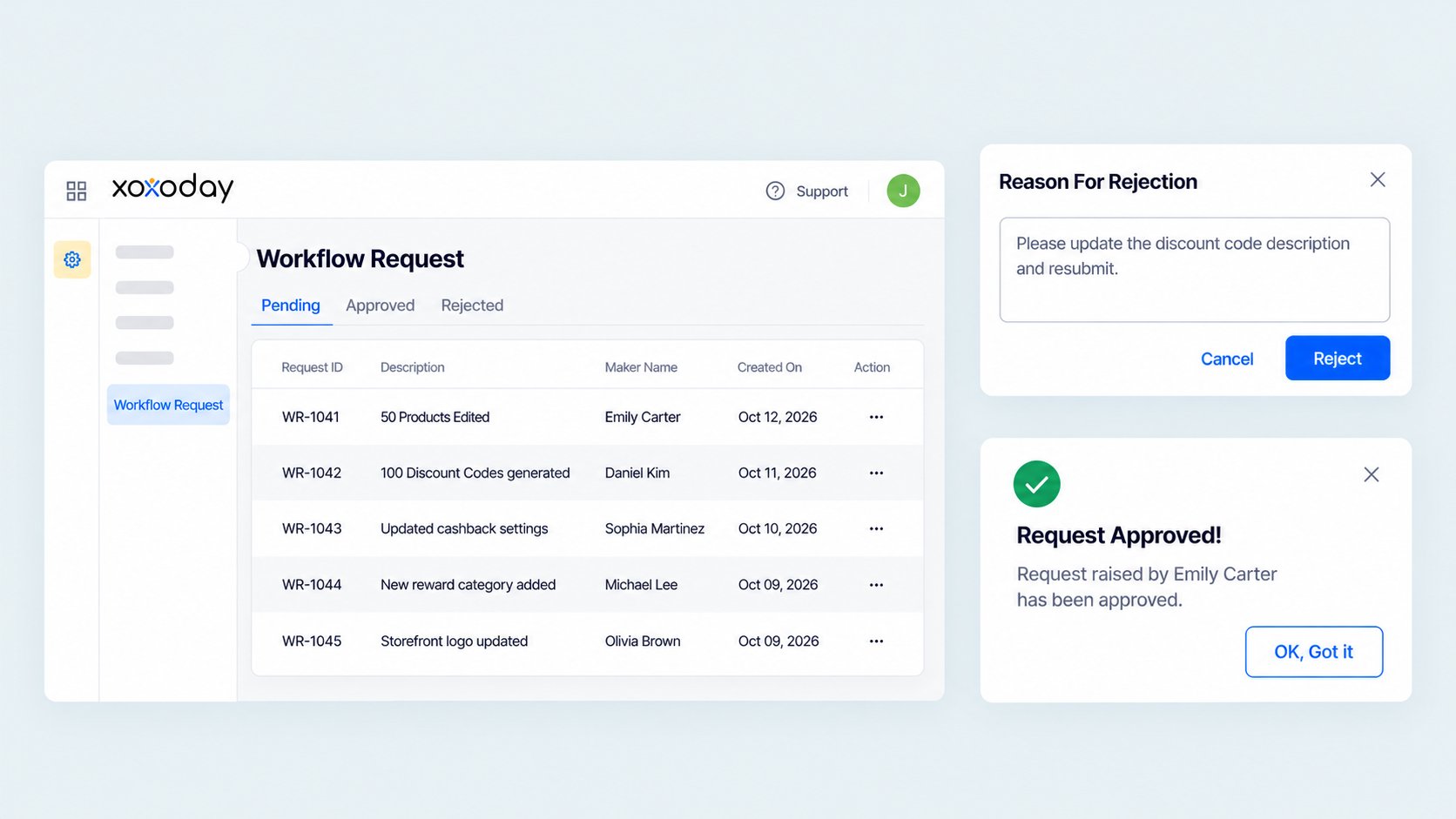Saa S Workflow Approval Dashboard