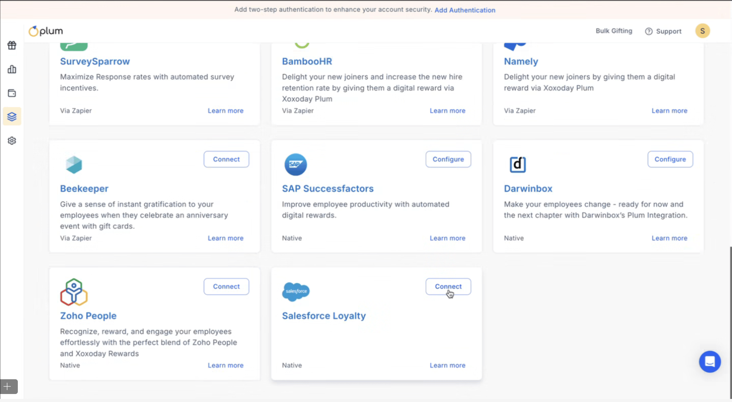 Salesforce Loyalty Connect Button