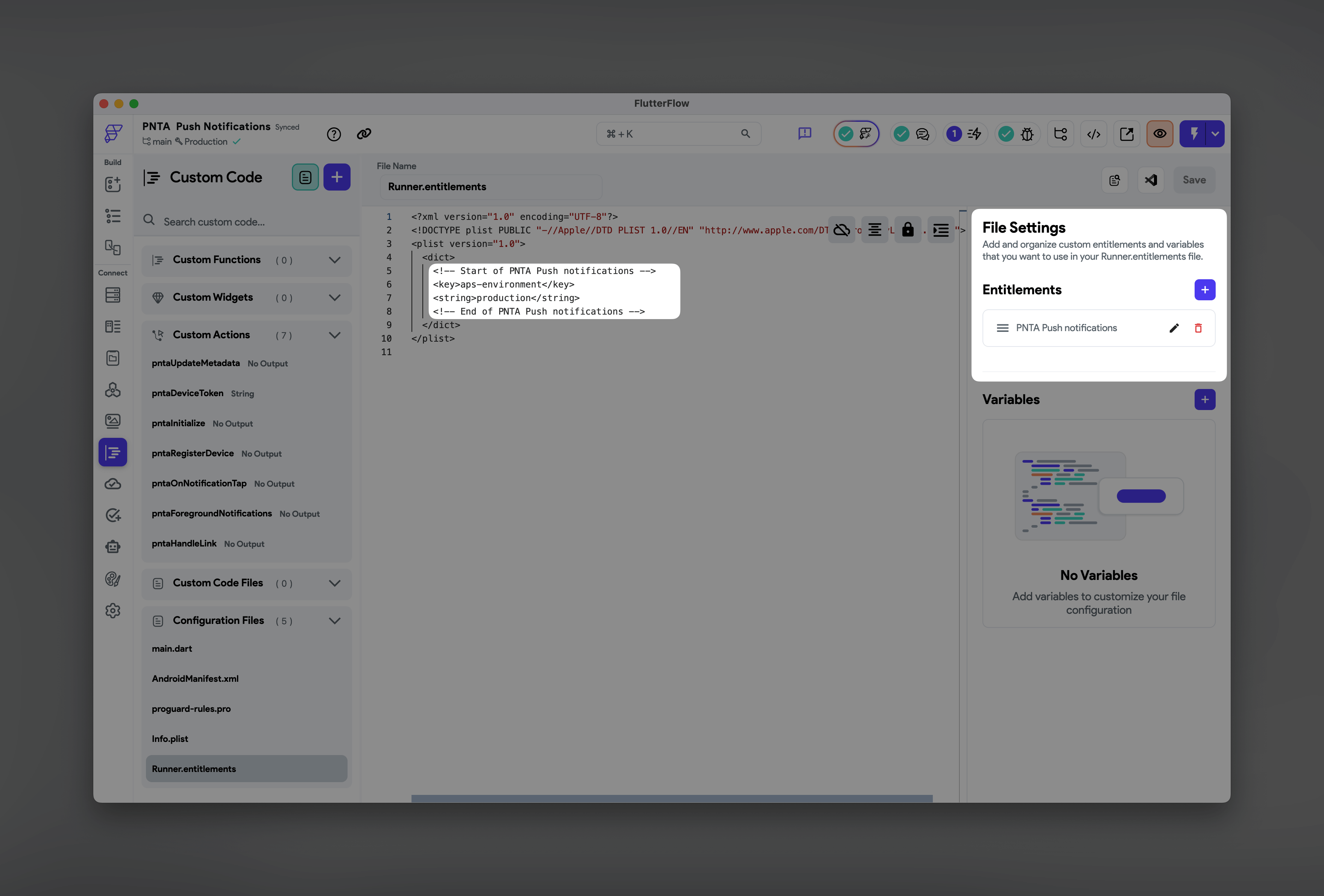 FlutterFlow Entitlements