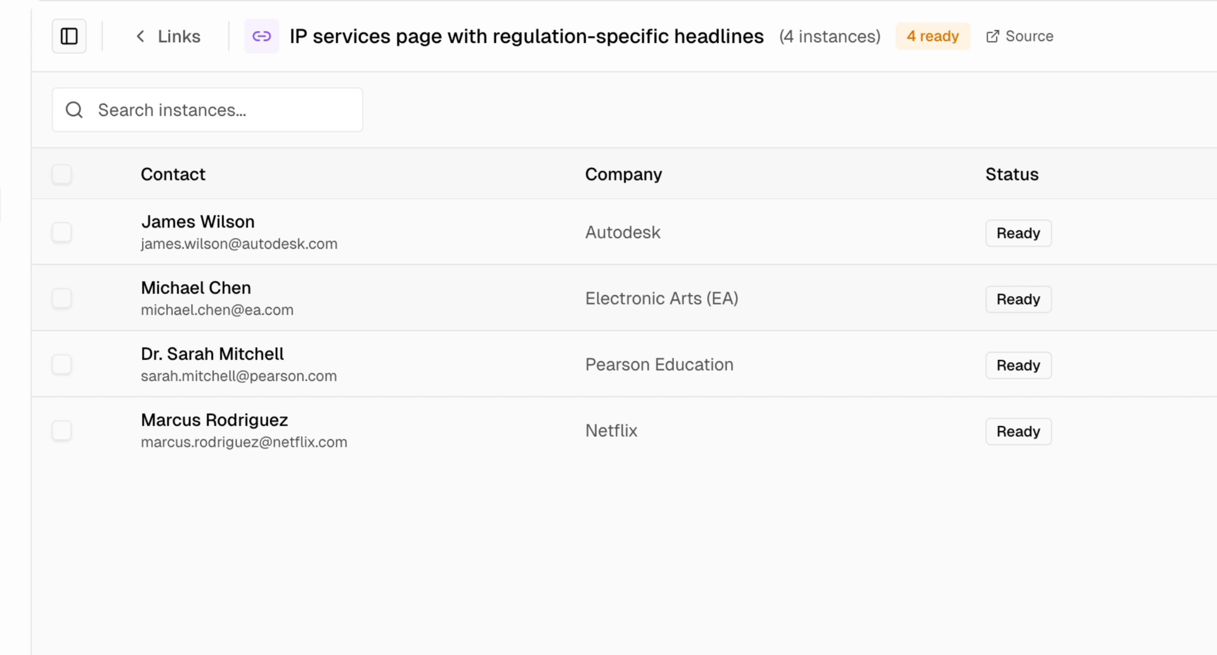 Generation progress view