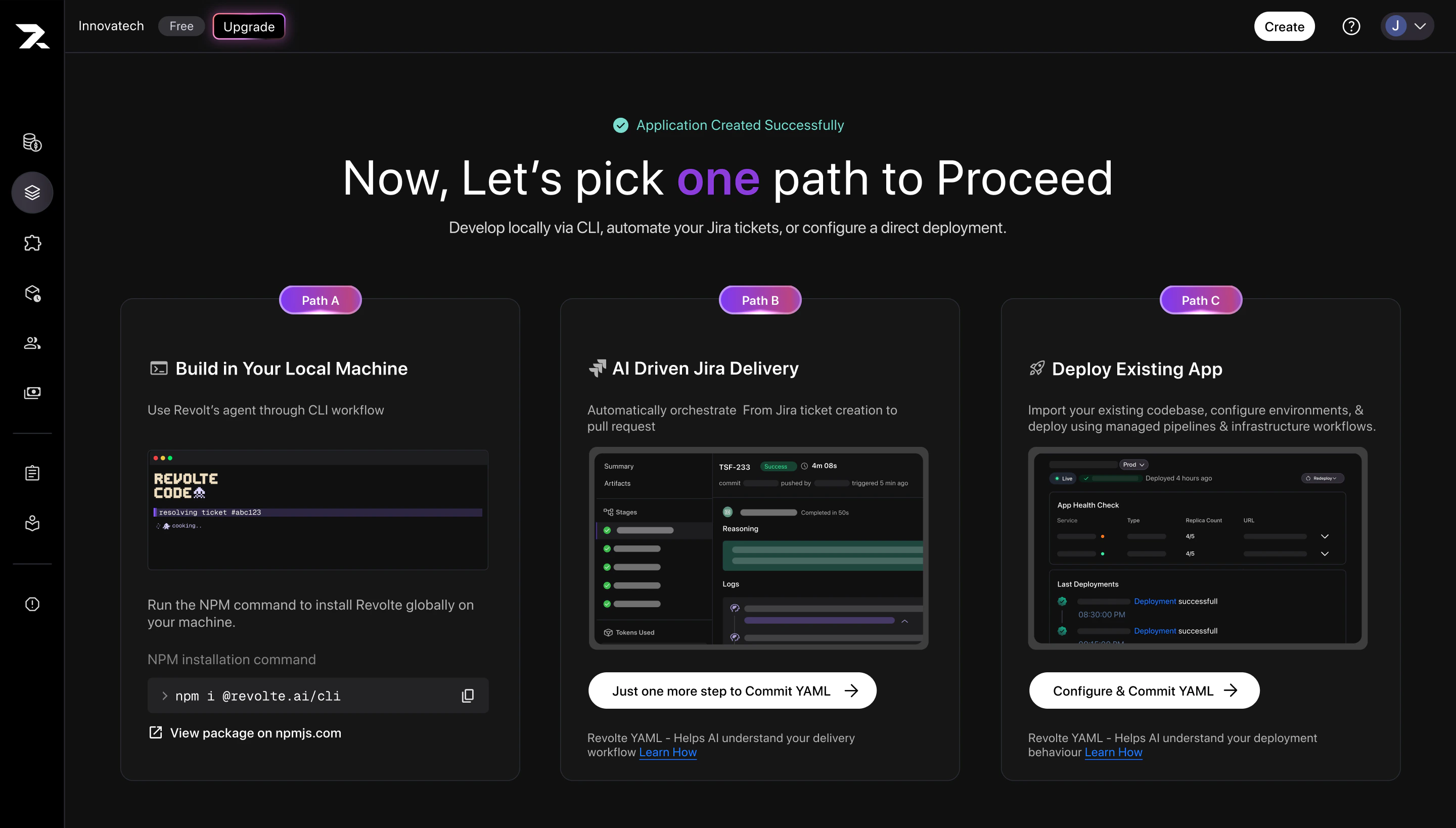Choose a pathway