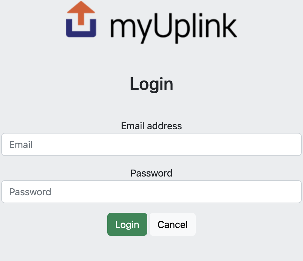 Generic Login Screen