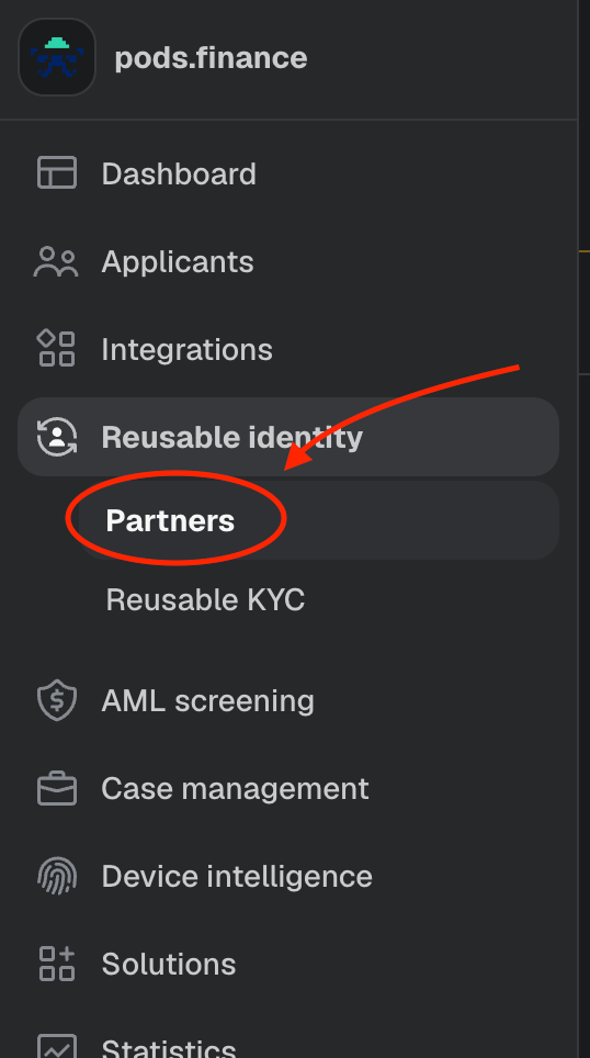 Open Reusable identity partners