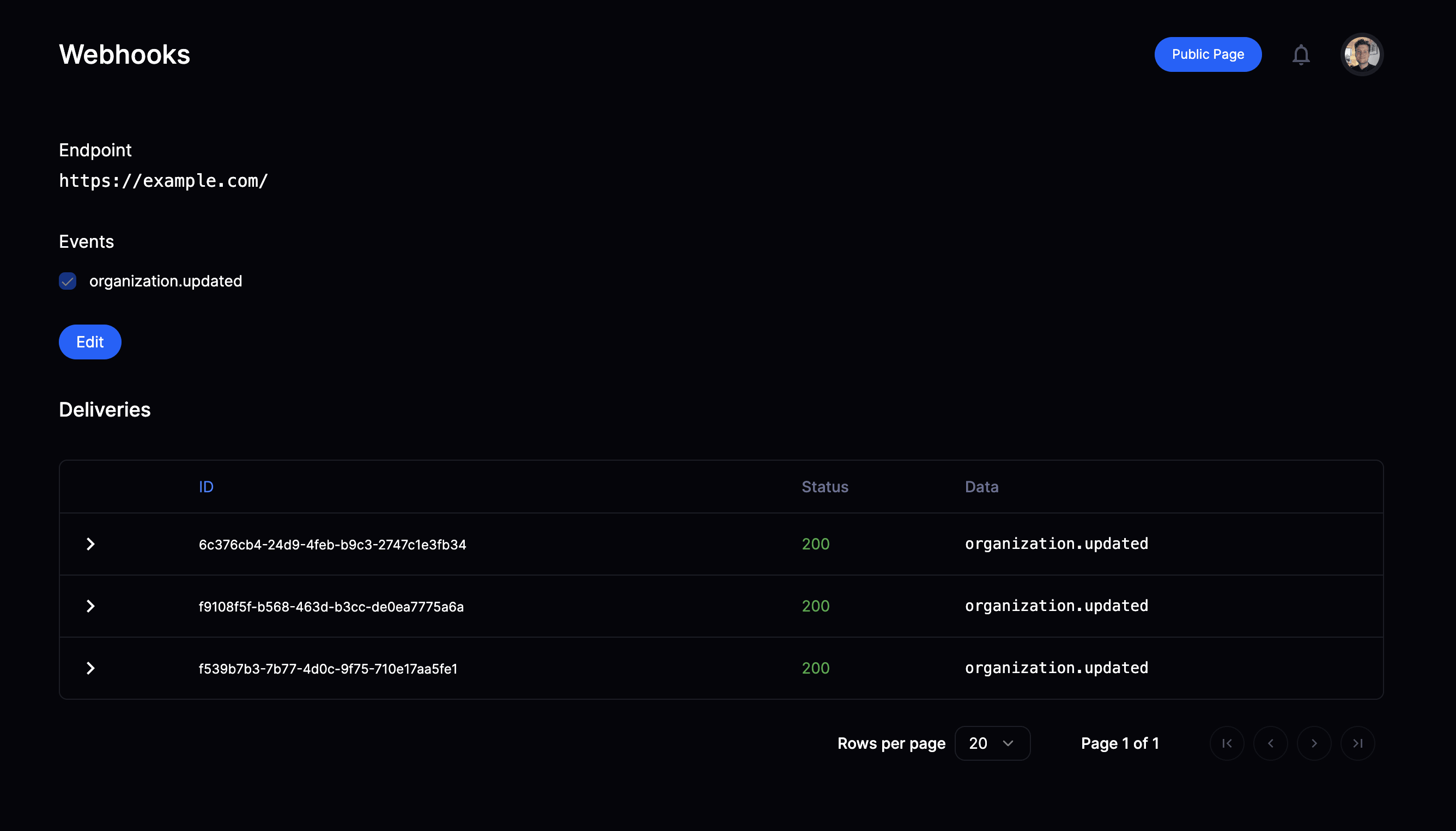 Handle & monitor webhook deliveries - Polar