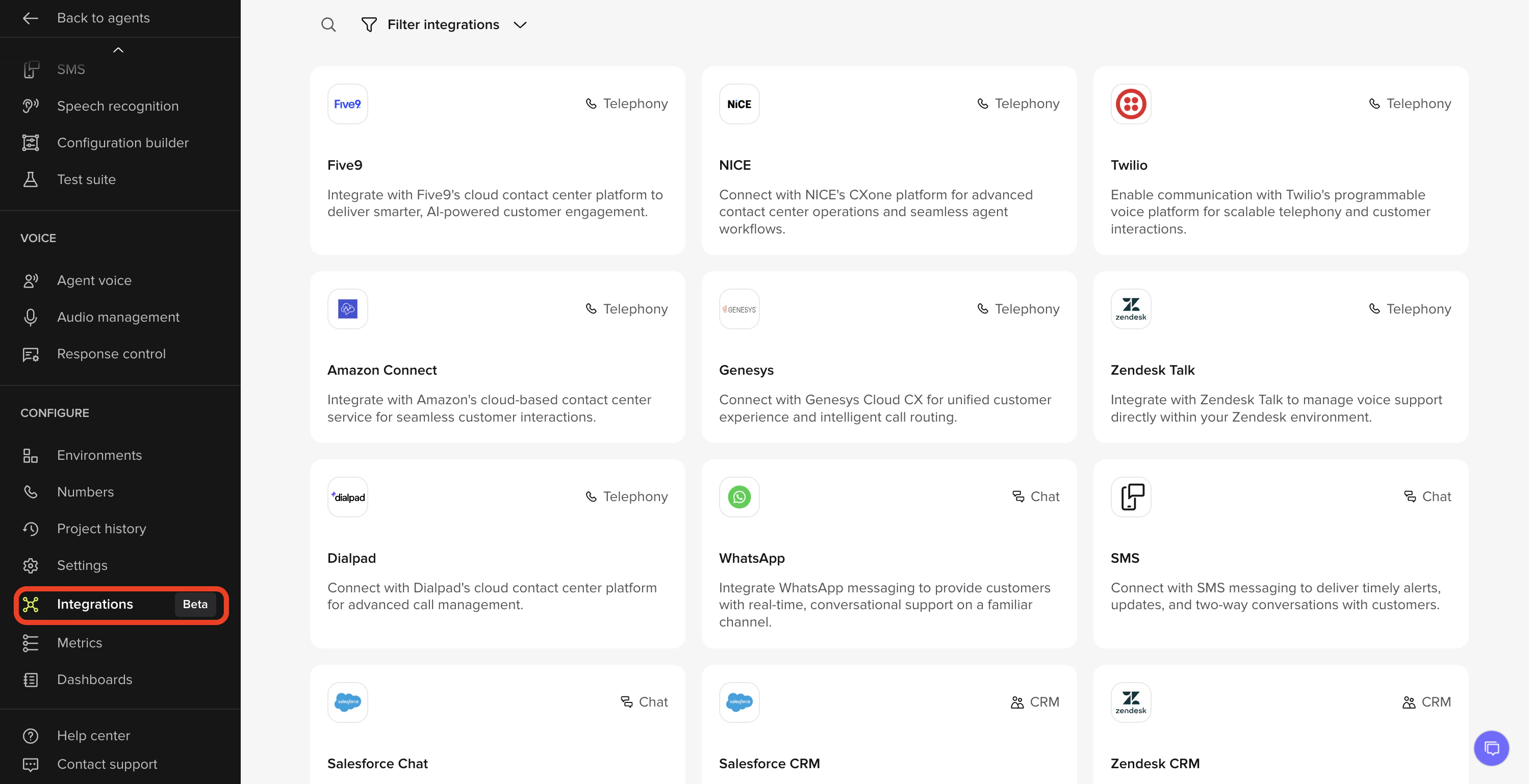 integrations