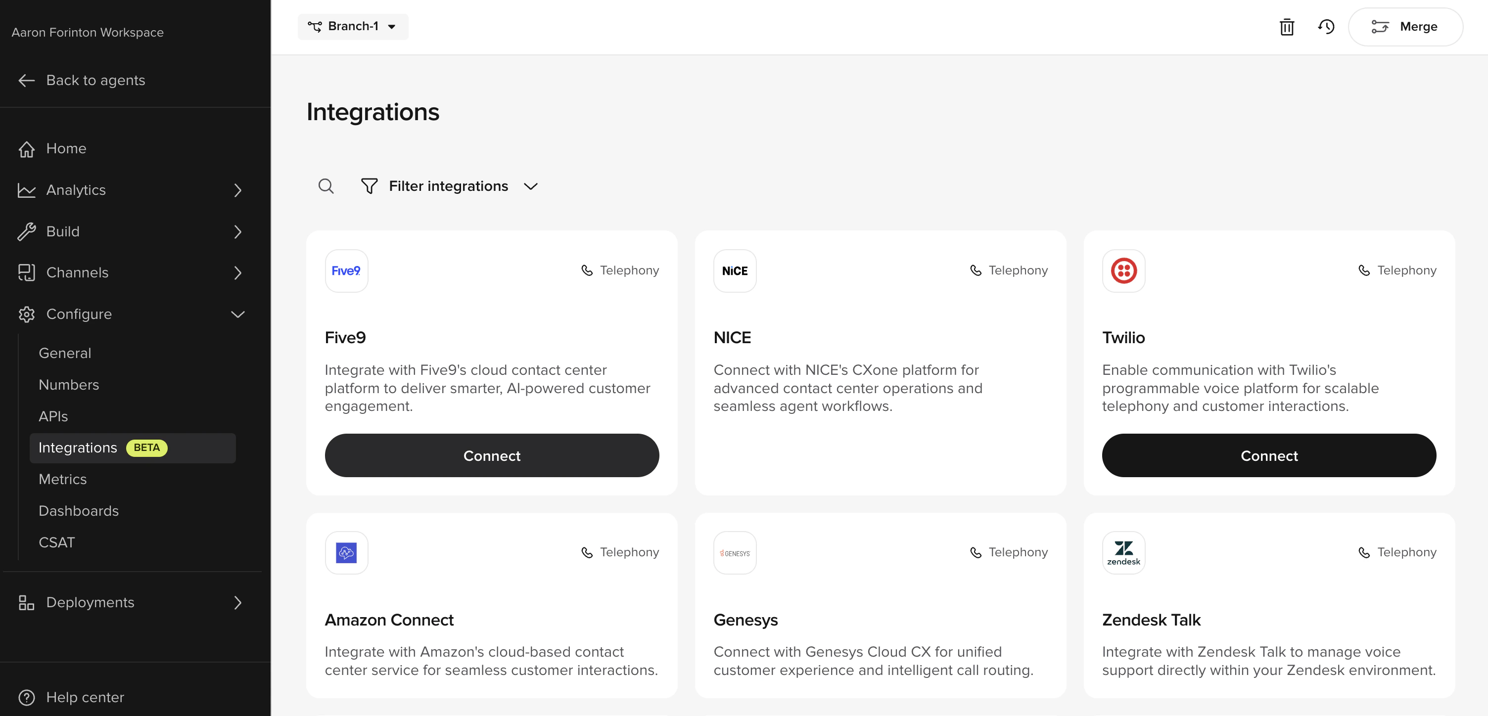 integrations