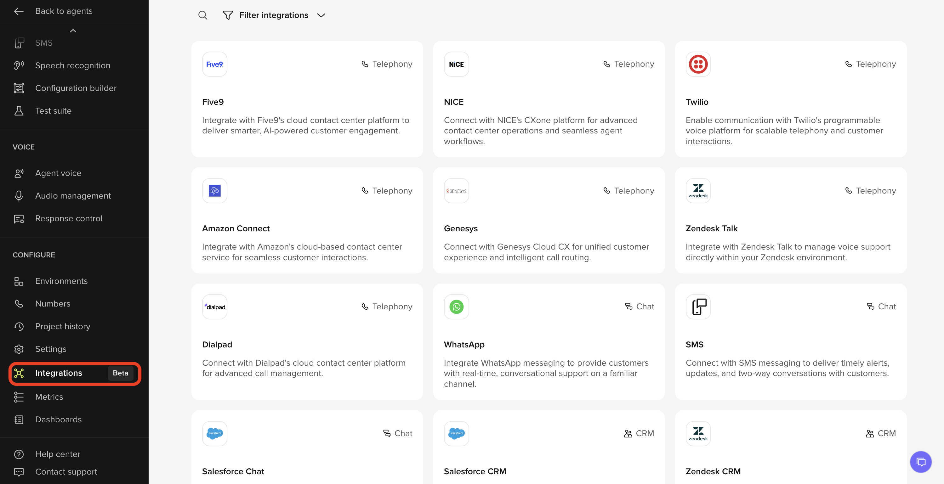 integrations