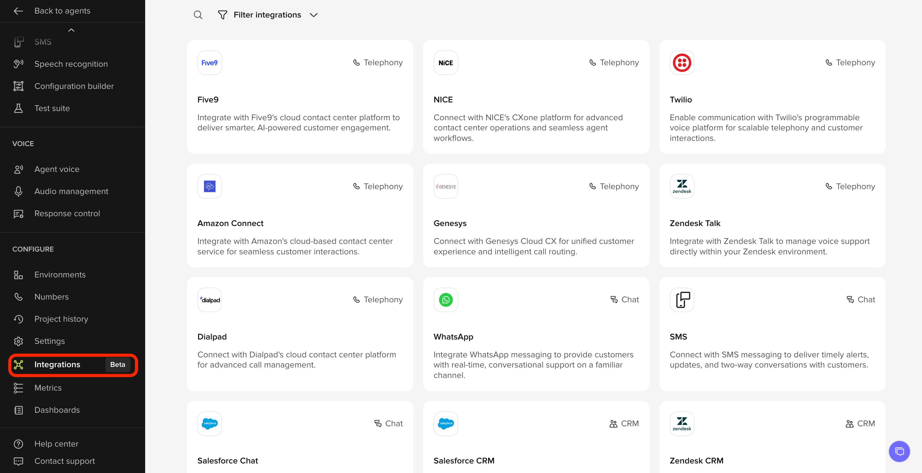 integrations
