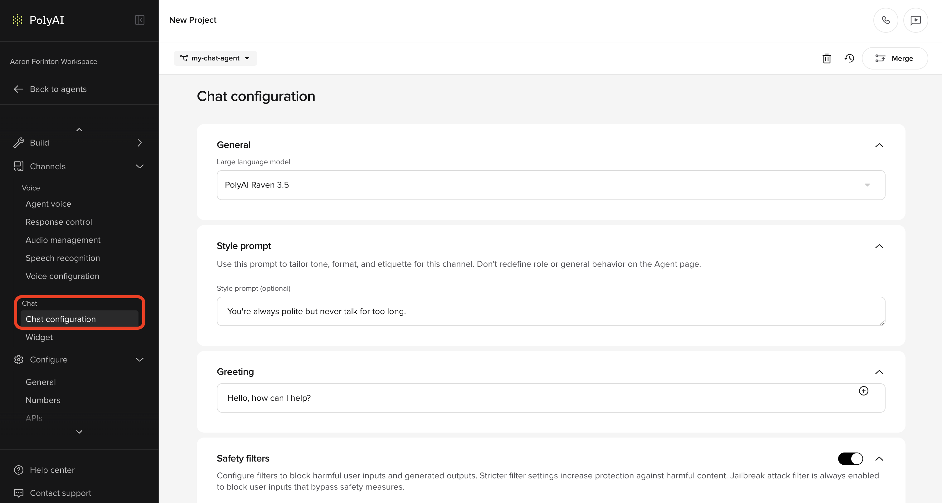 chat-configuration