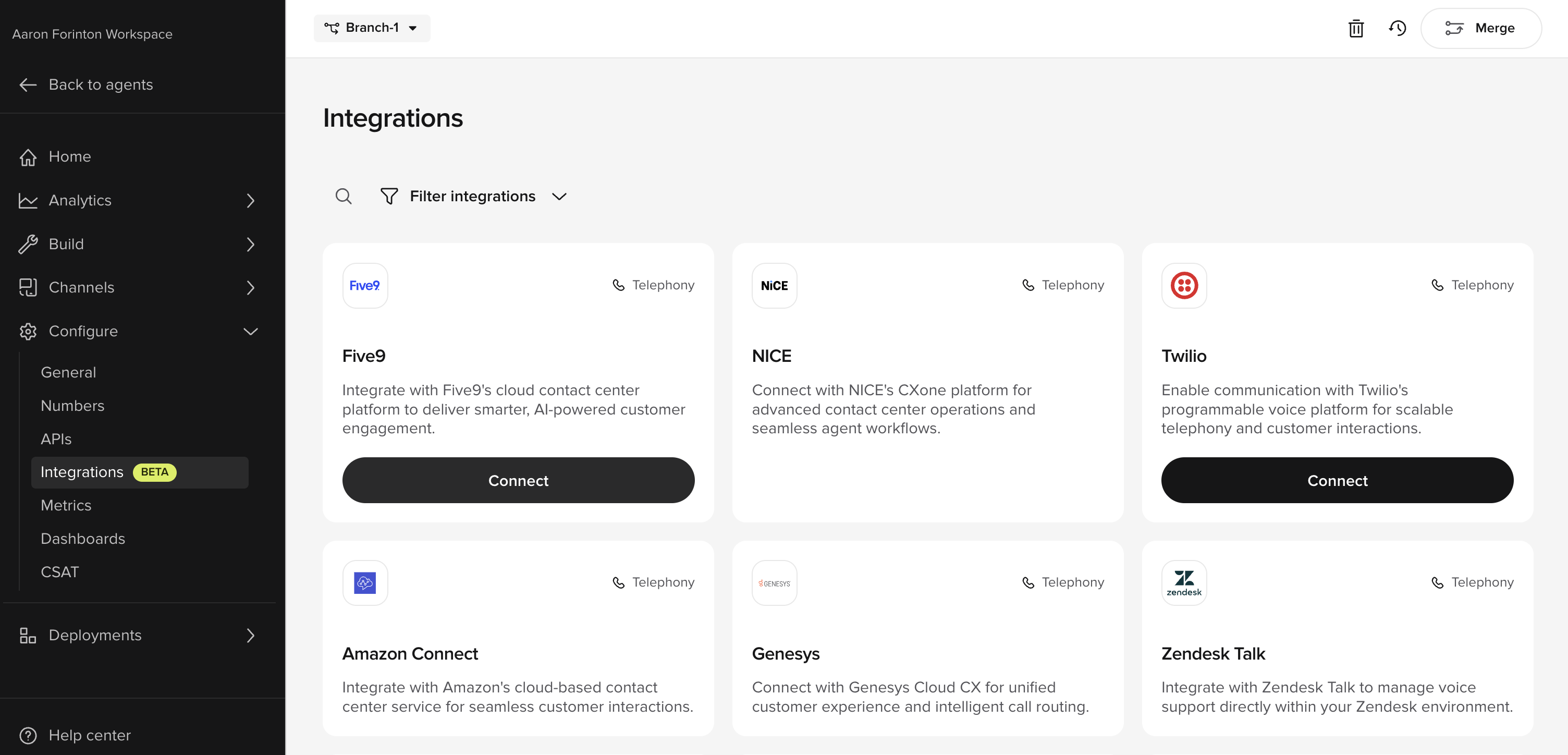 integrations