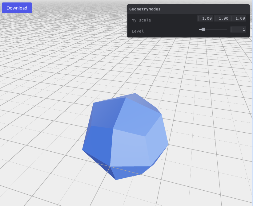 Geometry Nodes Group Input Parameters