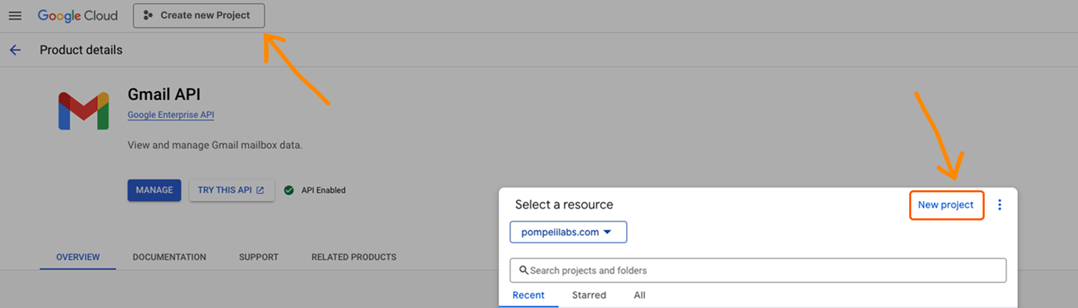 Create Google Cloud Project