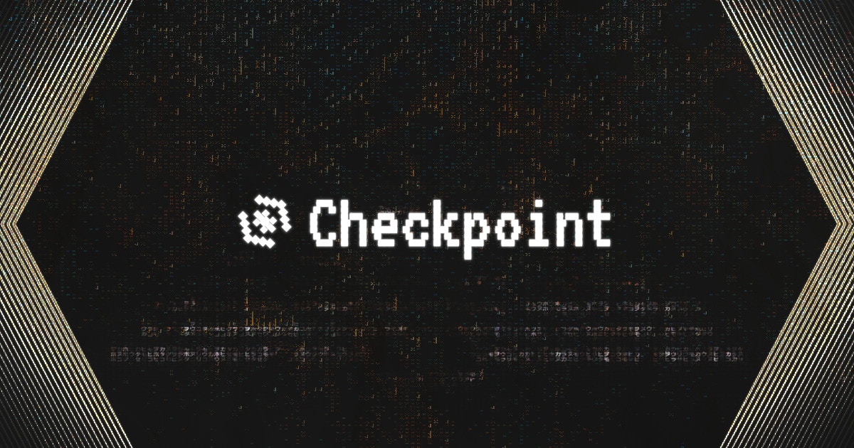 Open Graph, Checkpoint Exchange title image, dark theme