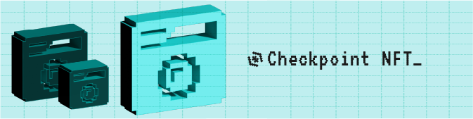 Checkpoint NFT title image, light theme