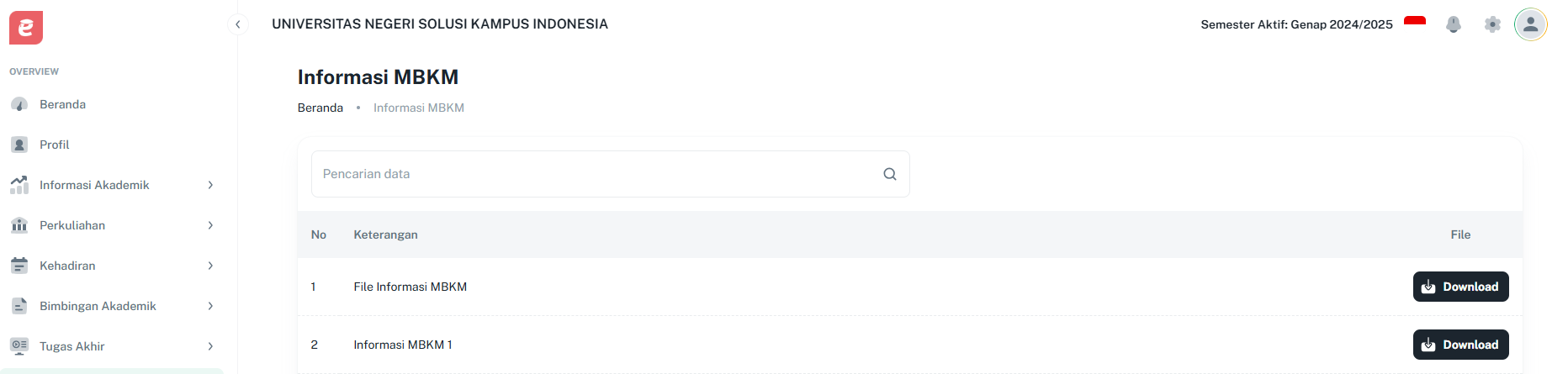 Info MBKM Halaman Utama
