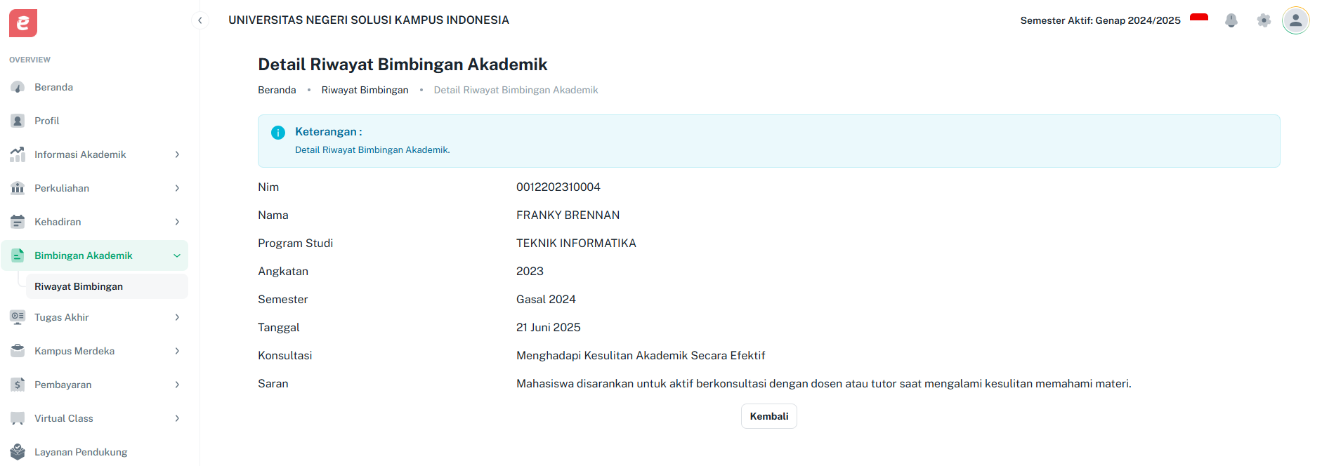 Bimbingan Detailbimbingan