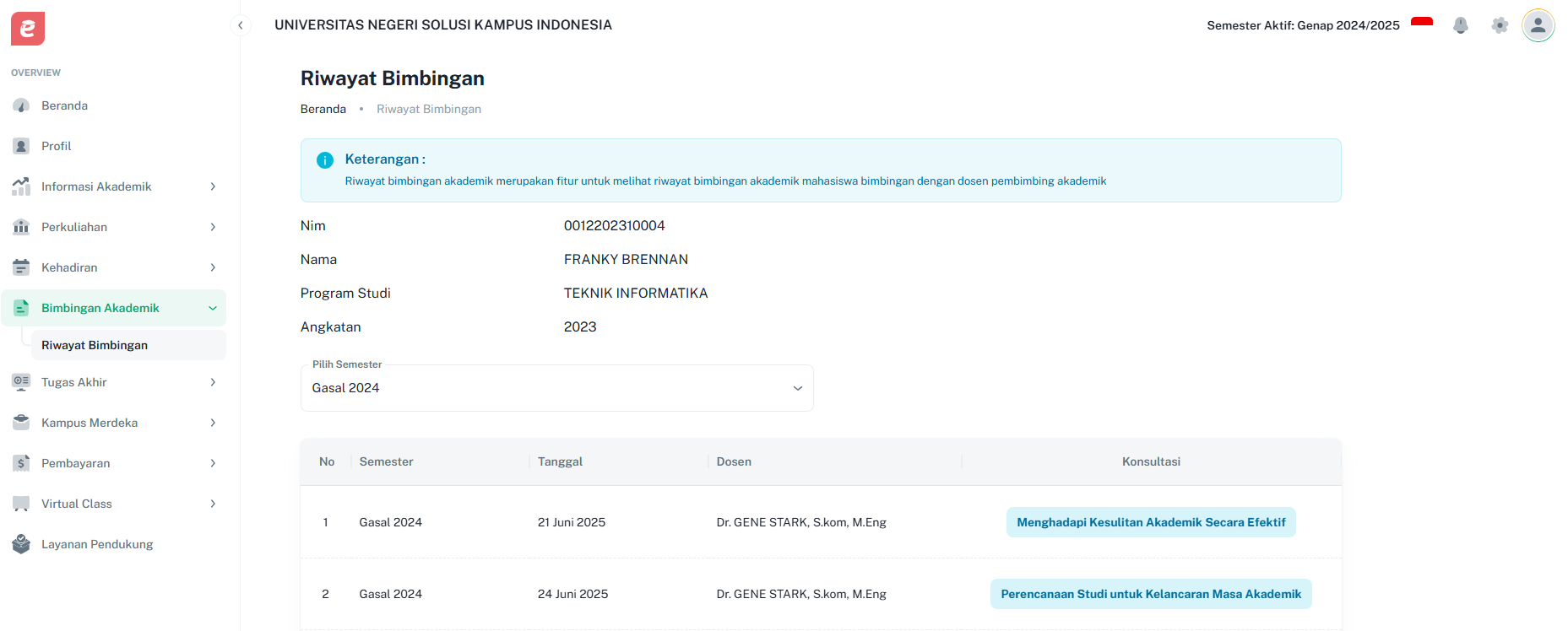 Bimbingan Pilihsemester