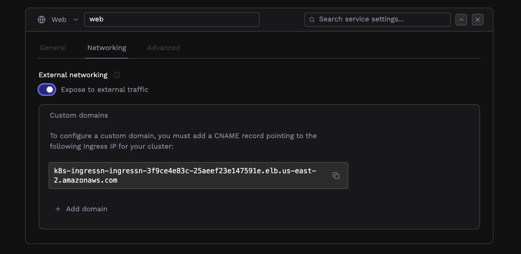 Public/private toggle