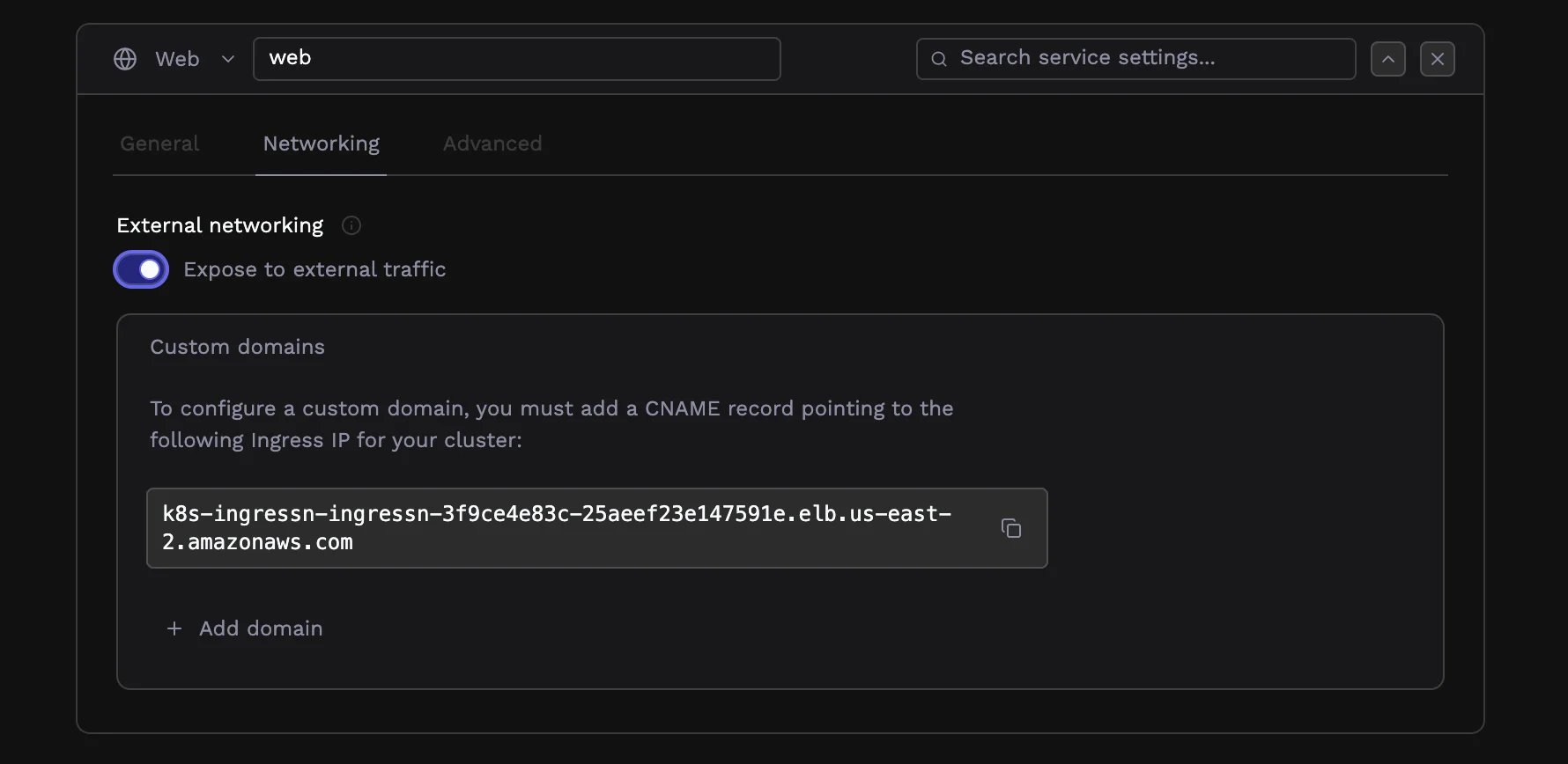Public/private toggle