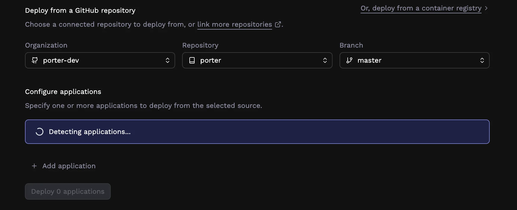 Detection in progress
