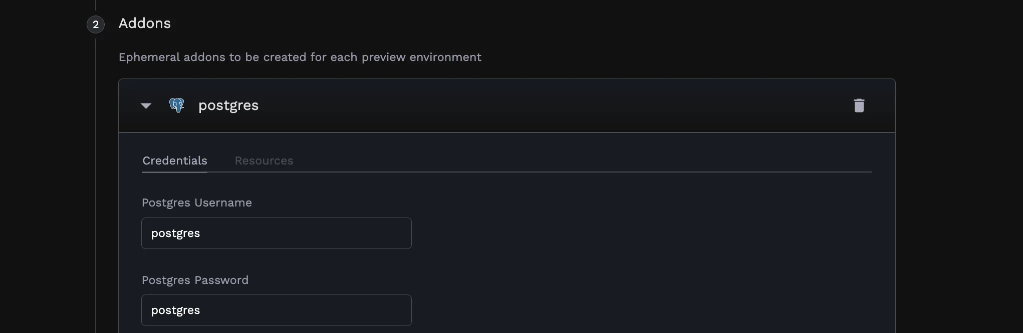 Configuring Template Addons