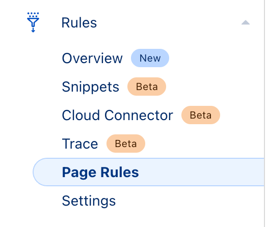 Page Rules