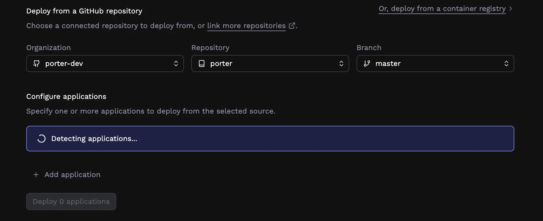 Detection in progress