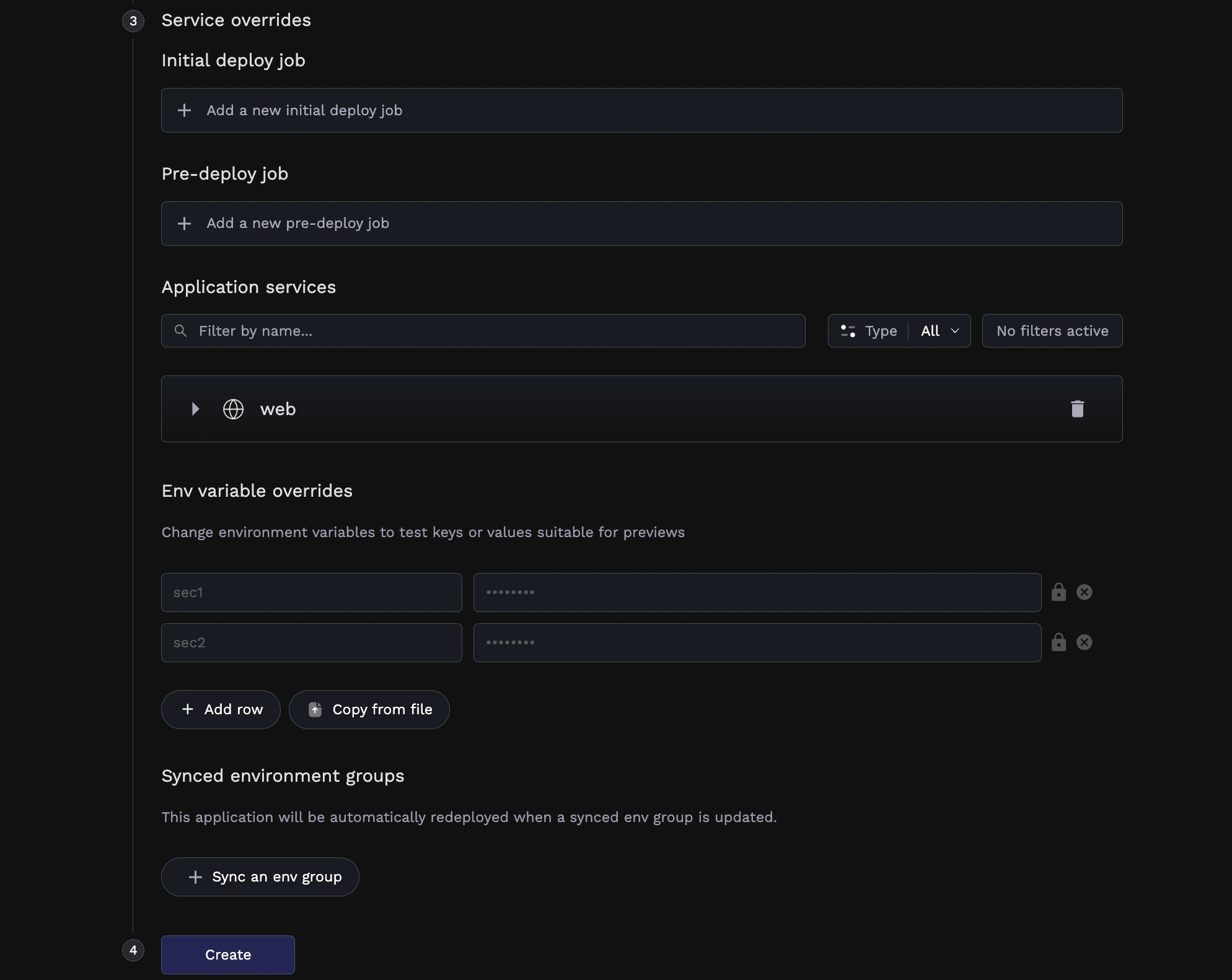 Configuring Template Service Overrides