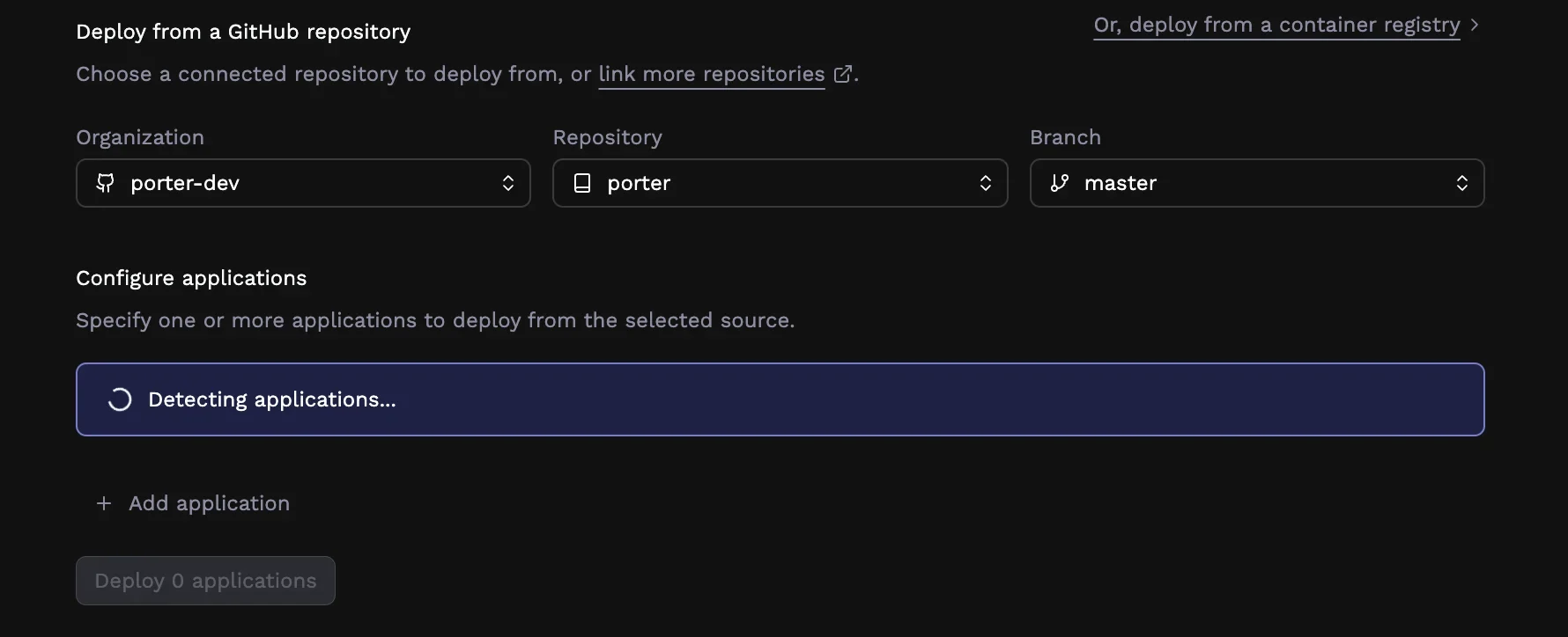 Detection in progress