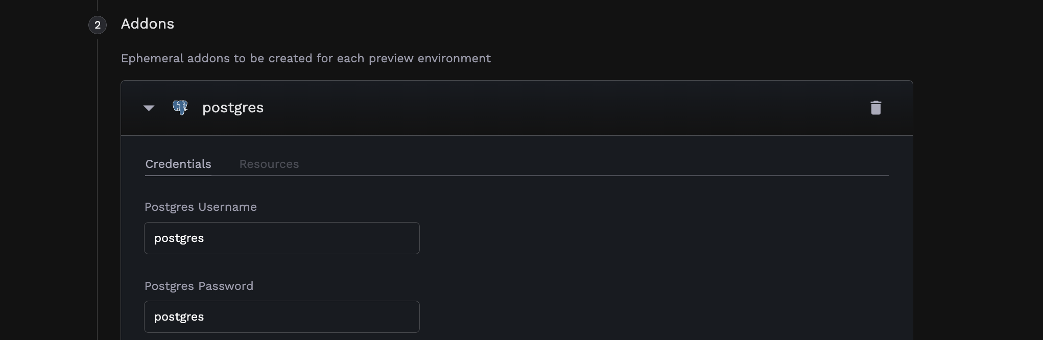 Configuring Template Addons