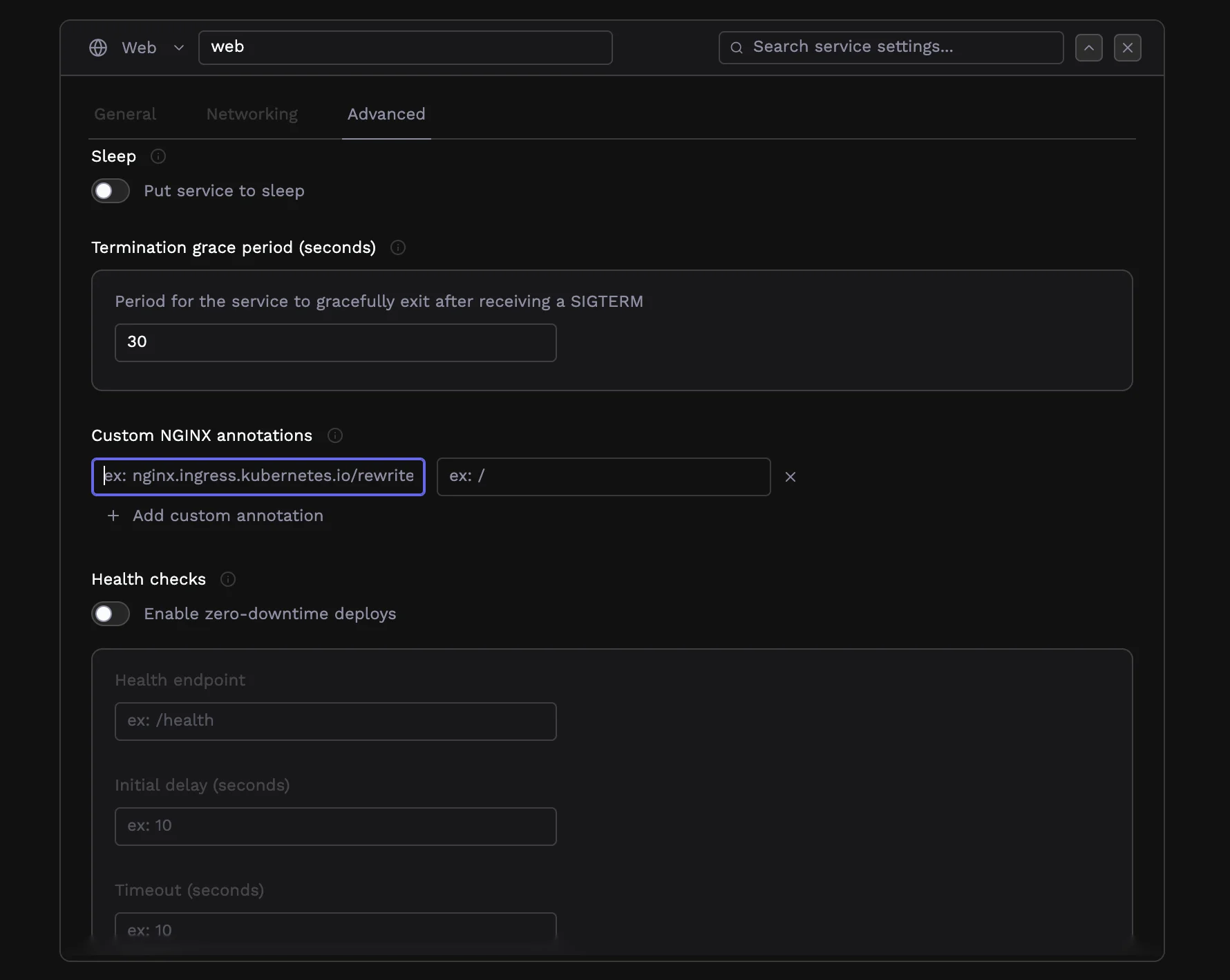 Ingress Annotations