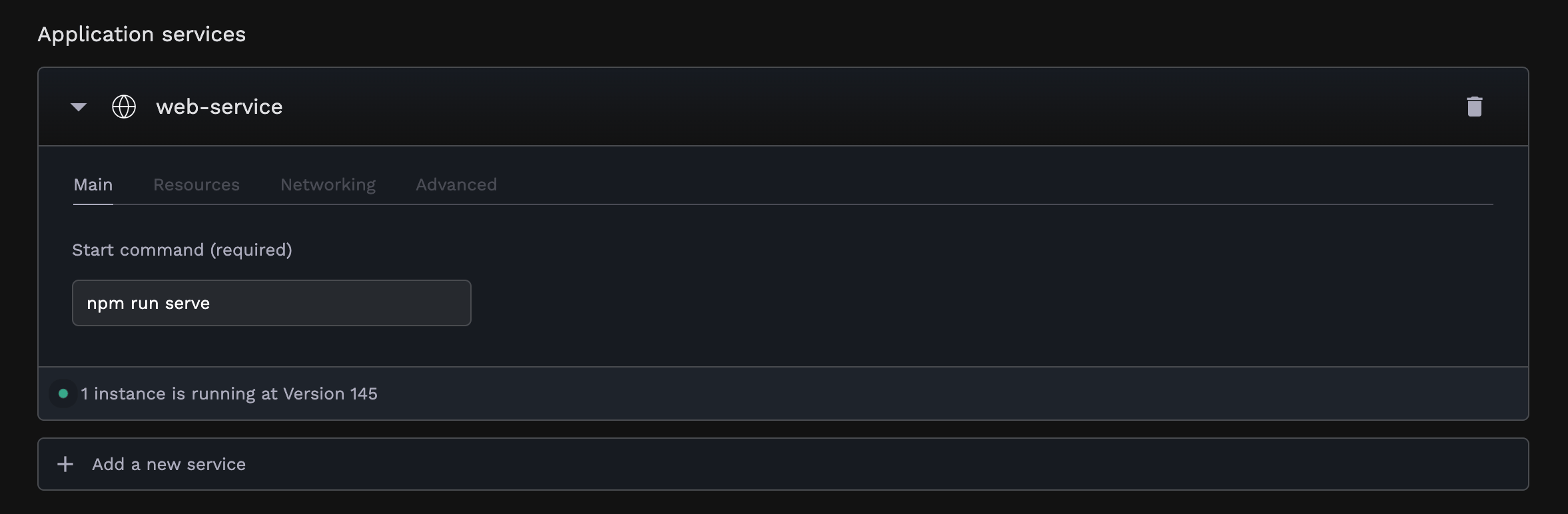 Start Command
