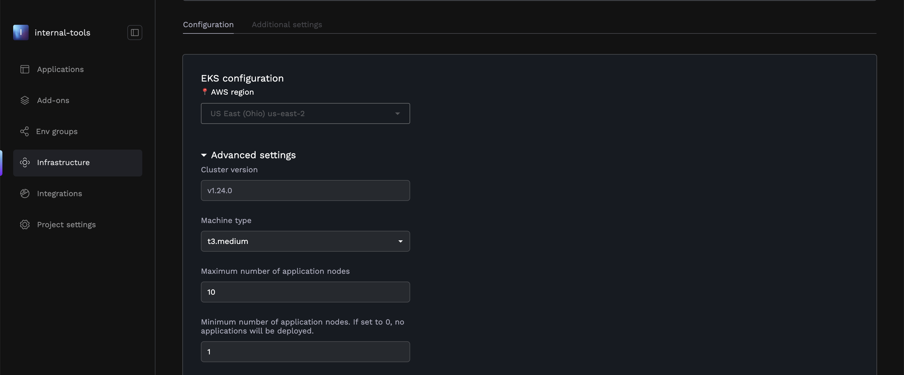 Advanced Settings