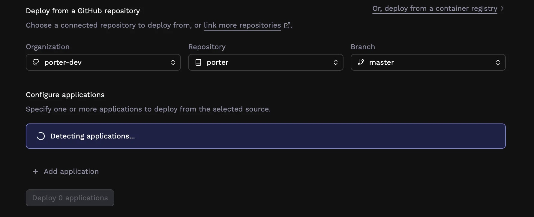 Detection in progress