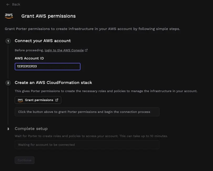 Cloud Formation 3 steps