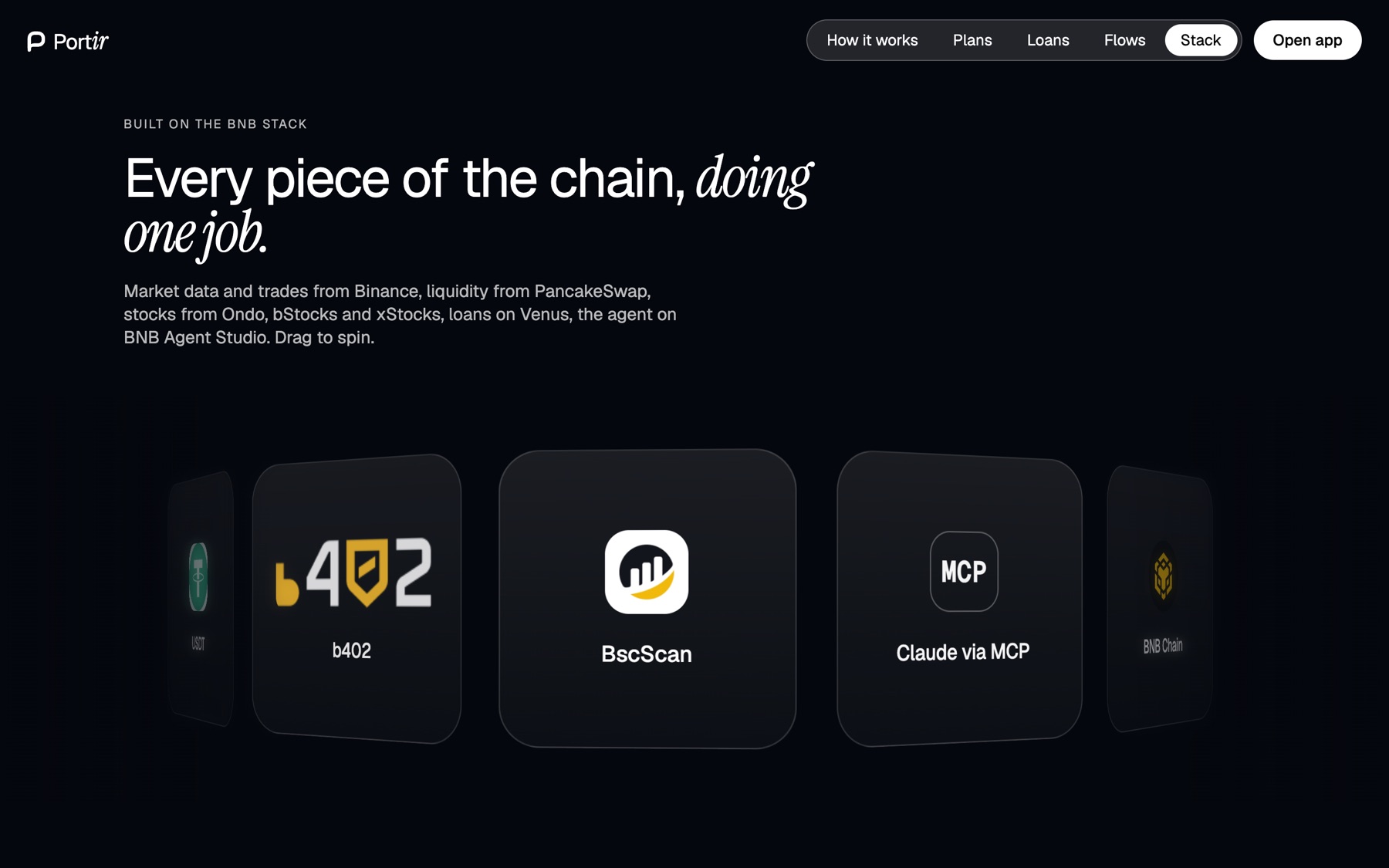 Built on the BNB stack