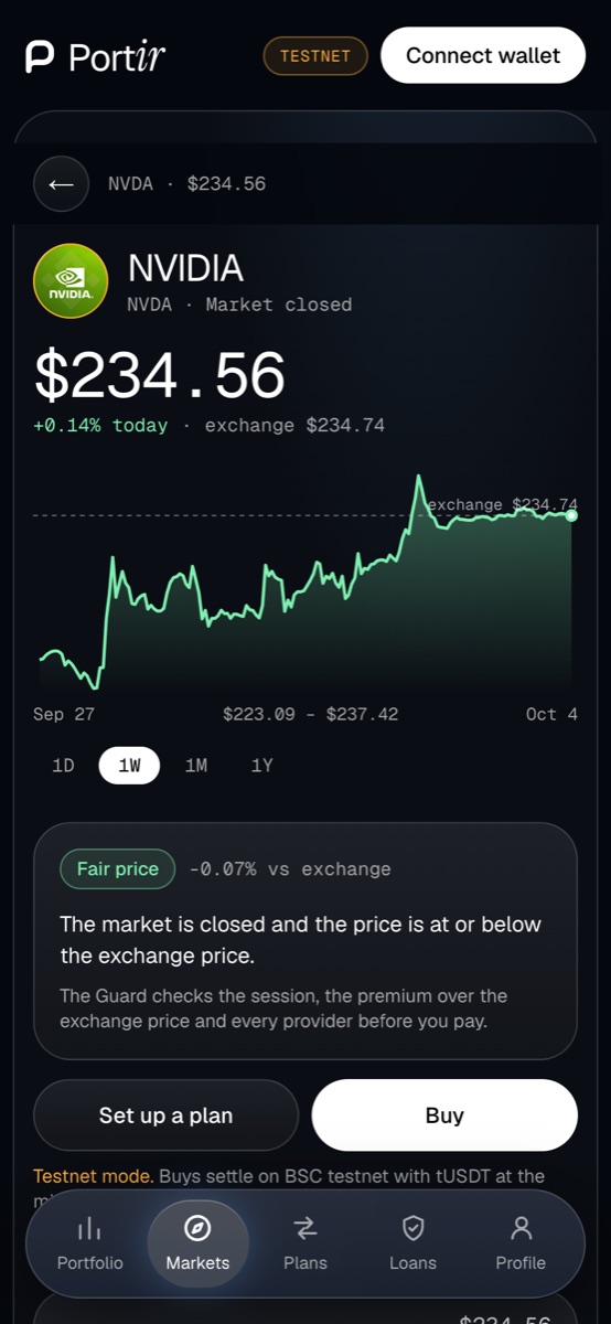 The Guard on a stock