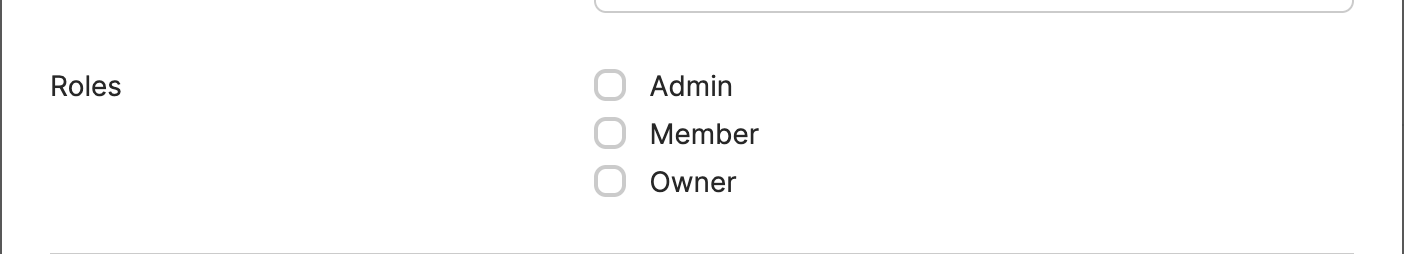 Assigning Roles